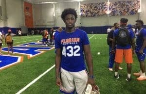2019 tight end recruit Keon Zipperer poses for a photo after the Florida Gators Sensational Sophomore camp- Florida Gators recruiting- 1280x840