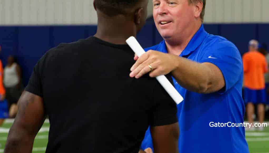 Florida Gators recruiting RB target Dameon Pierce and Jim McElwain- 1280x1280