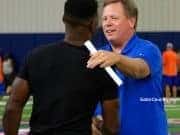 Florida Gators recruiting RB target Dameon Pierce and Jim McElwain- 1280x1280