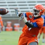 Florida Gators athlete Kadarius Toney catches a pass- 1280x853