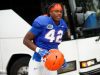 University of Florida defensive lineman Jordan Smith walking into the Dizney practice facility for fall camp in 2016- Florida Gators football- 1280x852