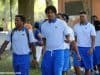 University of Florida football players Antonio Callaway and Jordan Smith during Gator Walk before the 2017 Orange and Blue Debut- Florida Gators football- 1280x852