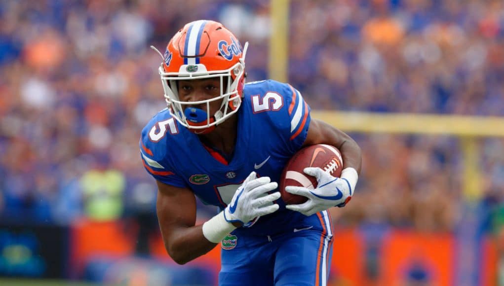 Florida Gators defensive back CJ Henderson scores against Tennessee- 1280x852