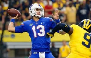 Florida Gators quarterback Feleipe Franks against Michigan-1280x853