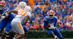 Florida Gators receiver Kadarius Toney catches a pass against Tennessee- 1280x852