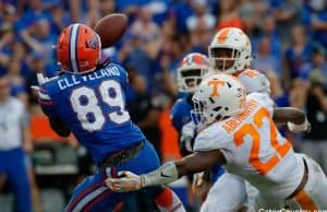 Florida Gators receiver Tyrie Cleveland catches game winning TD against Tennessee- 128x0852