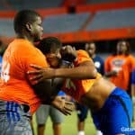 Florida Gators recruiting OL target Ed Montillus at FNL- 1280x854