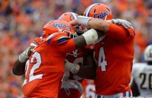 Florida Gators running back Lamical Perine after his TD run against Vandy- 1280x852