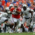 Florida Gators running back Lamical Perine runs against Vanderbilt- 1280x852