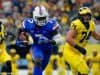 University of Florida defensive back Duke Dawson returns an interception 48-yards for a touchdown against Michigan- Florida Gators football- 1280x852