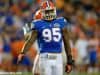 University of Florida defensive lineman Keivonnis Davis during the Florida Gators 2016 spring game- Florida Gators football- 1280x852