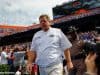 University of Florida head coach Jim McElwain walks out to the field before his Florida Gators take on Tennessee- Florida Gators football- 1280x852