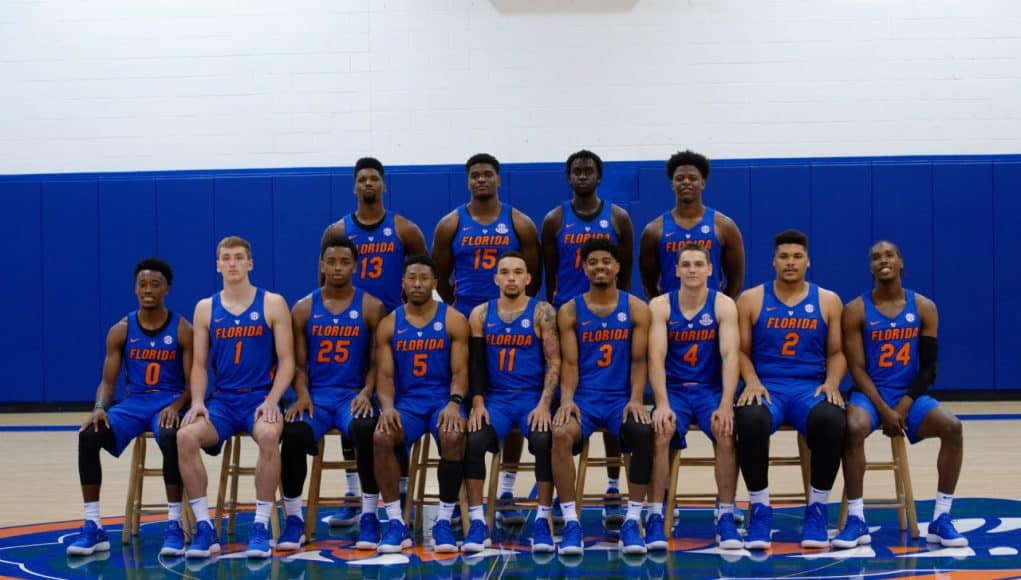 2017-18 Florida Gators basketball team at media day- 1280x852