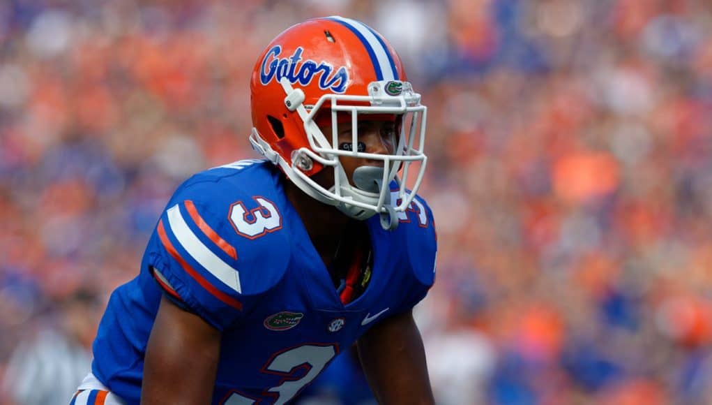 Florida Gators DB Marco Wilson against LSU in 2017-1280x853