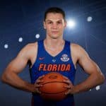 Florida Gators basketball guard Egor Koulechov at media days- 1280x854