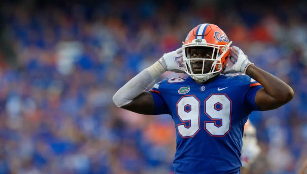 Florida Gators defensive end Jachai Polite during the LSU game- 1280x852