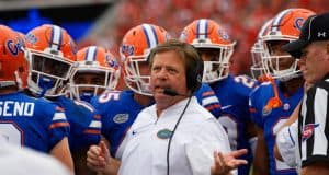 Florida Gators football coach Jim McElwain against Georgia- 1280x853