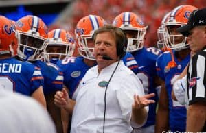 Florida Gators football coach Jim McElwain against Georgia- 1280x853