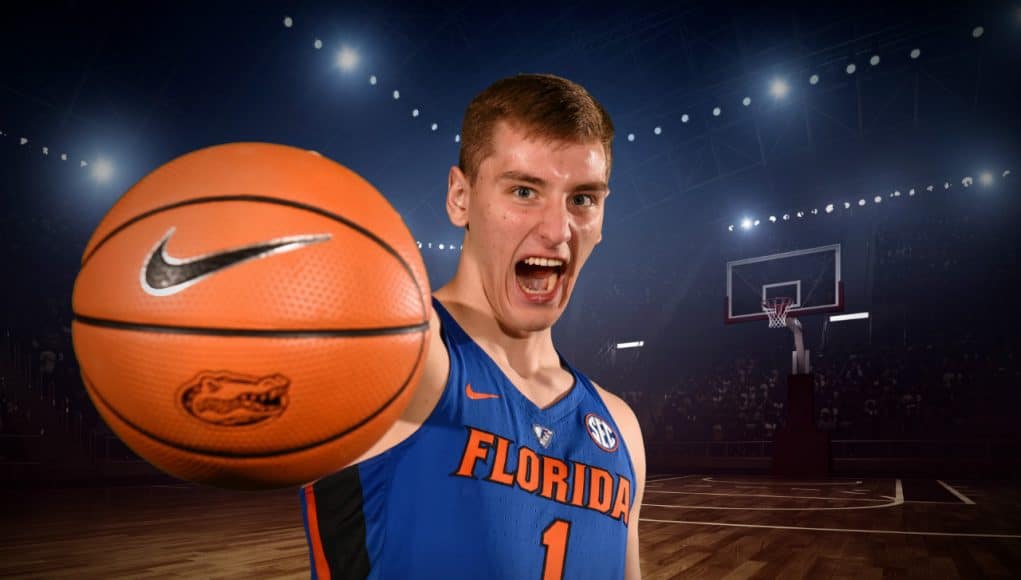 Florida Gators freshman forward Chase Johnson at media day- 1280x853