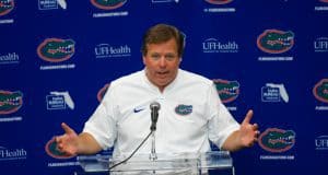 Florida Gators head coach Jim McElwain after losing to Georgia in 2017- 1280x853