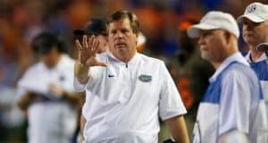 Florida Gators head coach Jim McElwain during the Texas A&M game-1280x853