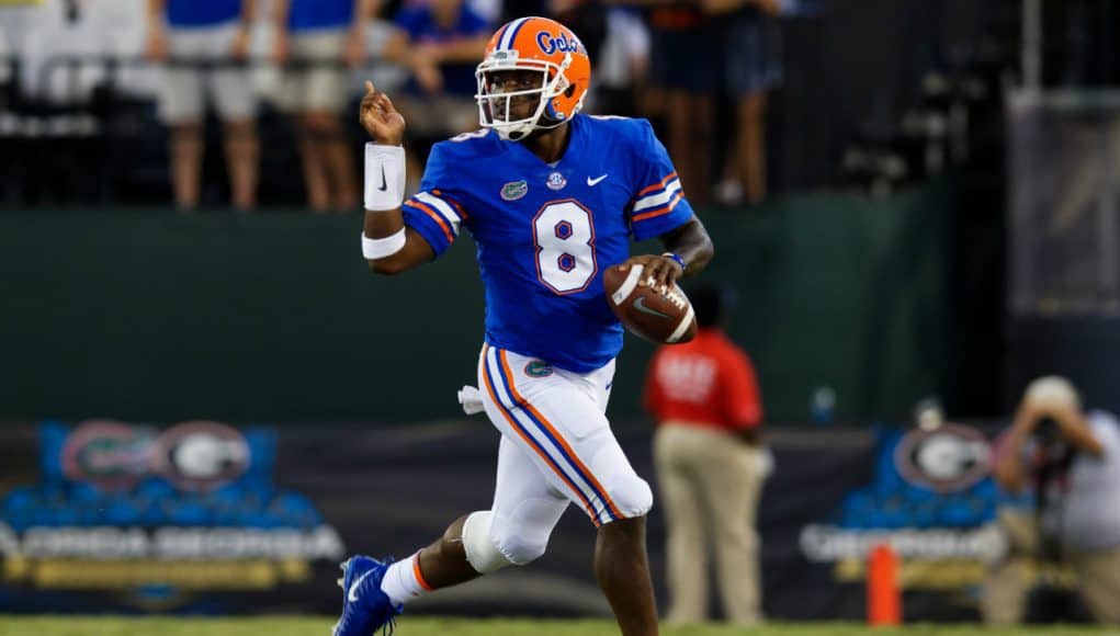 Florida Gators quarterback Malik Zaire runs against Georgia- 1280x853