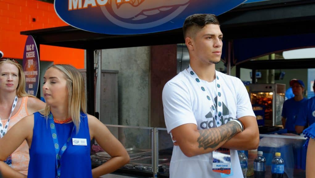 Florida Gators quarterback commit Matt Corral at the LSU game- 1280x852