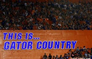 Florida Gators sign in the Swamp in 2017- 1280x853