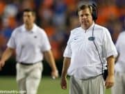 University of Florida head coach Jim McElwain reacts to a play during the Florida Gators loss to Texas A&M- Florida Gators football- 1280x853