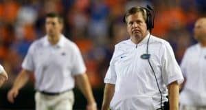 University of Florida head coach Jim McElwain reacts to a play during the Florida Gators loss to Texas A&M- Florida Gators football- 1280x853