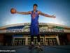 University of Florida power forward Keith Stone posed on his skateboard at Florida Gators basketball media day- Florida Gators basketball- 1280x853