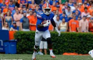 University of Florida receiver Kadarius Toney runs in the open field against LSU- Florida Gators football- 1280x852