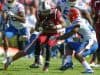 Florida Gators DB Donovan Stiner tackles South Carolina- 1280x853