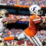 Florida Gators WR Brandon Powell catches a TD against FSU- 1280x853