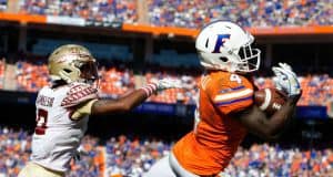 Florida Gators WR Brandon Powell catches a TD against FSU- 1280x853