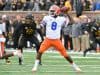 Nov 4, 2017; Columbia, MO, USA; Florida Gators quarterback Malik Zaire (8) throws a pass during the first half against the Missouri Tigers at Faurot Field. Mandatory Credit: Denny Medley-USA TODAY Sports