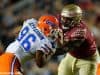 University of Florida defensive lineman CeCe Jefferson rushes the passer in the Florida Gators 2016 matchup with FSU- Florida Gators football- 1280x852