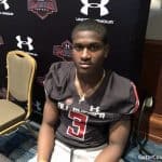 Florida Gators DB signee Trey Dean and Under Armour check in- 1280x960