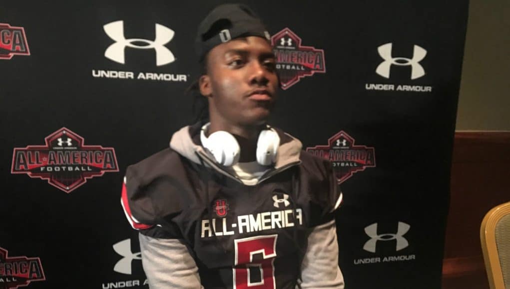 Florida Gators QB signee Emory Jones at Under Armour check-in-1280x960