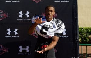 Florida Gators WR target Jacob Copeland at Under Armour practice-1280x853