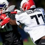 Florida Gators offensive line commit Richard Gouraige at Under Armour - 1280x853