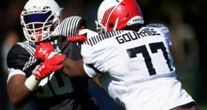 Florida Gators offensive line commit Richard Gouraige at Under Armour - 1280x853