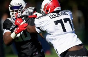 Florida Gators offensive line commit Richard Gouraige at Under Armour - 1280x853