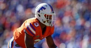 University of Florida defensive back Marco Wilson lines up in coverage against Florida State- Florida Gators football- 1280x852