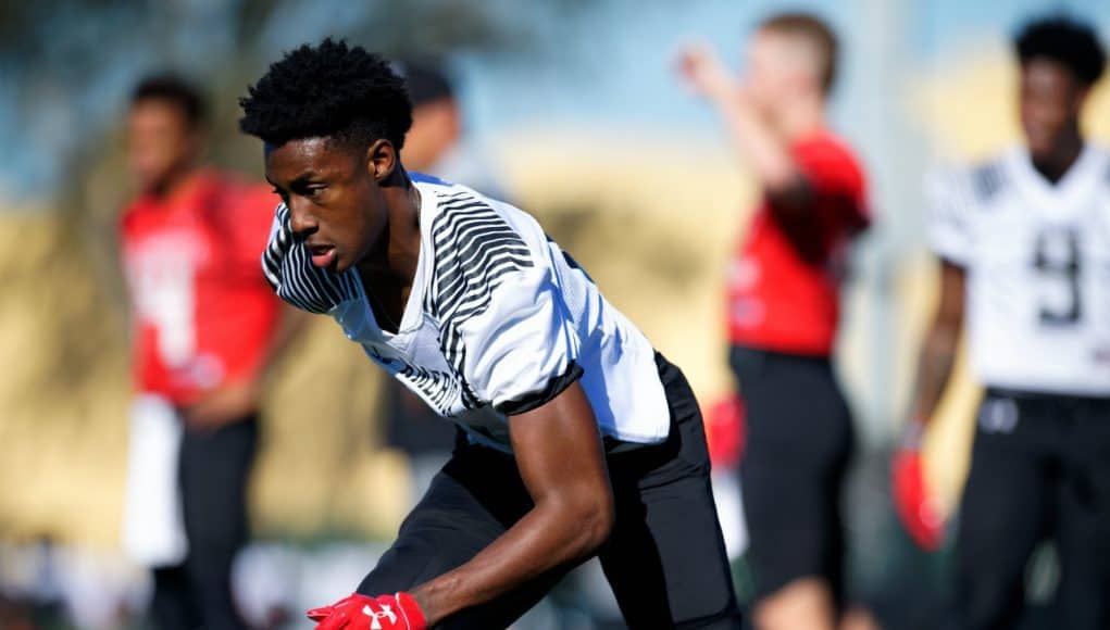 Florida Gators WR target Tommy Bush at Under Armour practice- 1280x853