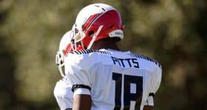 Florida Gators tight end signee Kyle Pitts at Under Armour practice- 1280x852