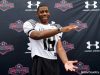 Florida Gators tight end signee Kyle Pitts does the Gator Chomp-1280x853