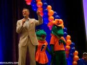 University of Florida athletic director Scott Stricklin speaks to Gator fans in Dallas prior to the Florida Gators game against Michigan- Florida Gators football- 1280x854