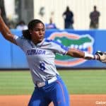 Florida Gators pitcher Aleshia Ocasio pitches against Maryland in 2018- 1280x851