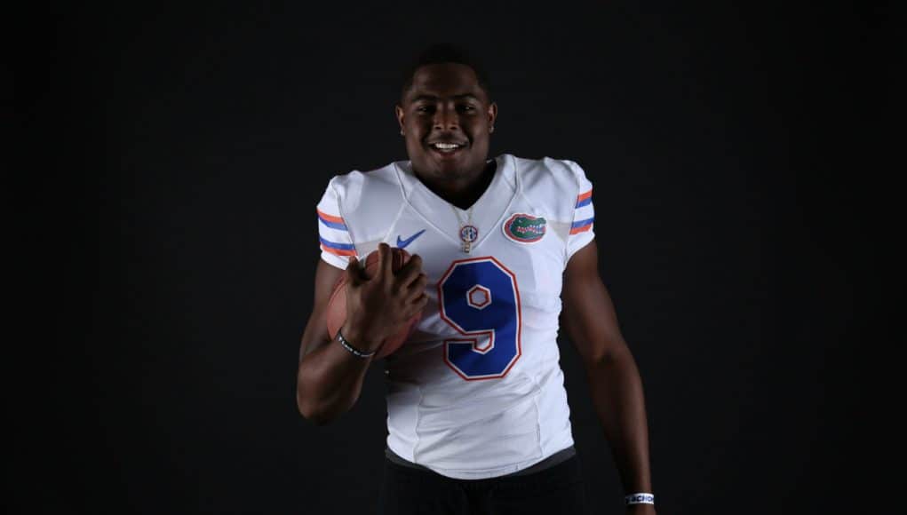 Florida Gators recruiting TE target Kamari Morales at his junior day visit- 1280x853